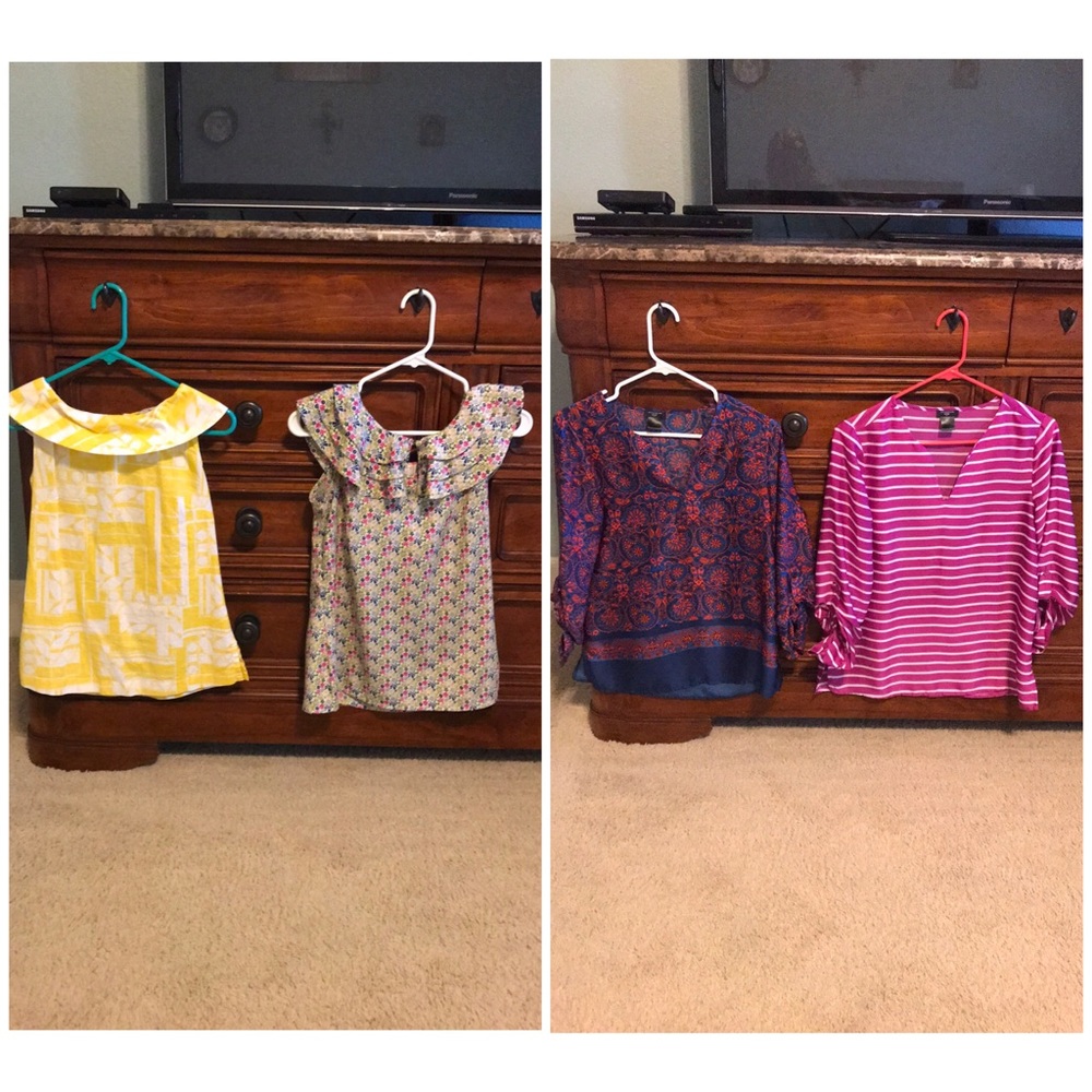 4 Spring tops! 🌸